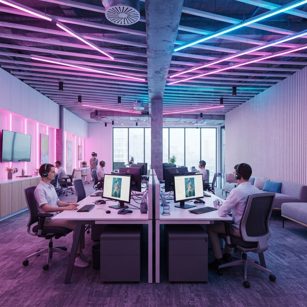 Modern contact office